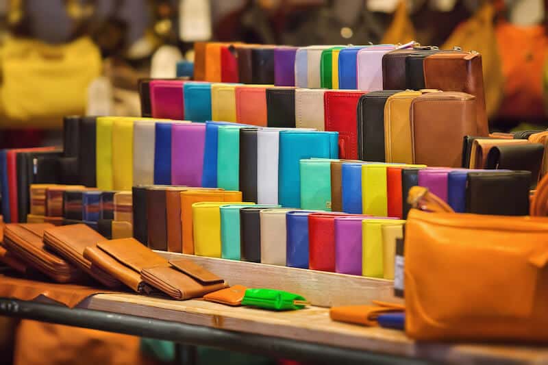 lots and lots of wallets