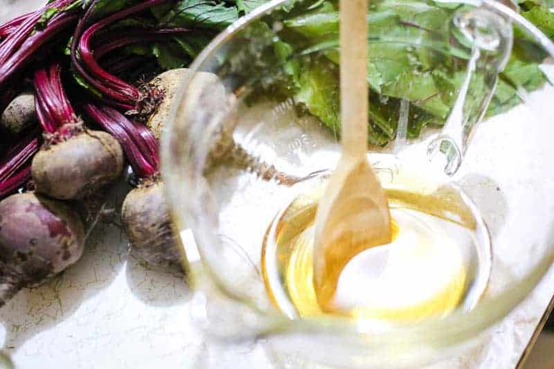 mixing the brine ingredients