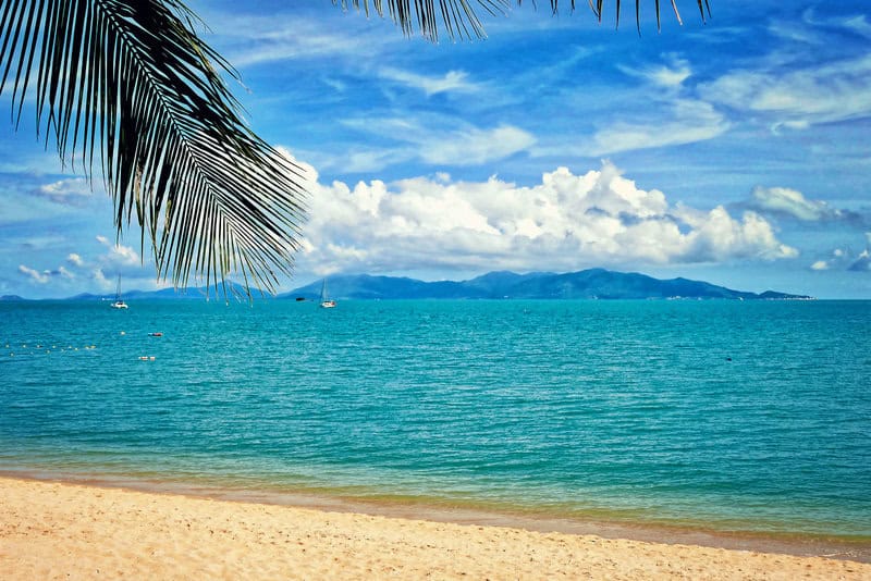 Bo Phut Beach gegenüber Koh Phangan Bo Phut Beach gegenüber Koh Phangan