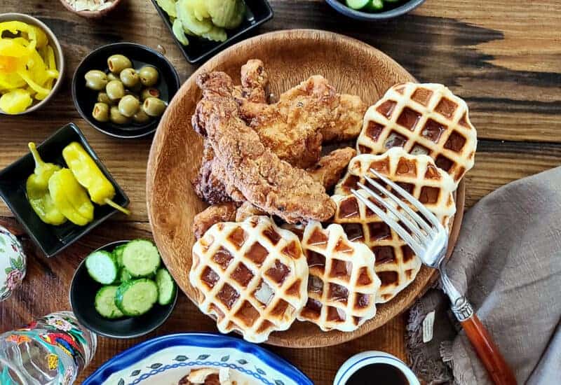 easy biscuit waffles