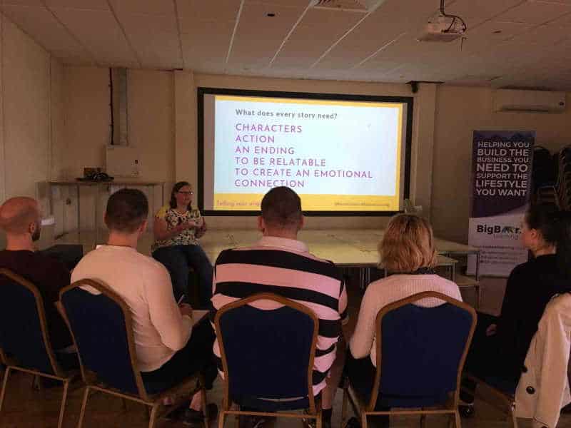Rachel Extance presenting at Big Bear Learning