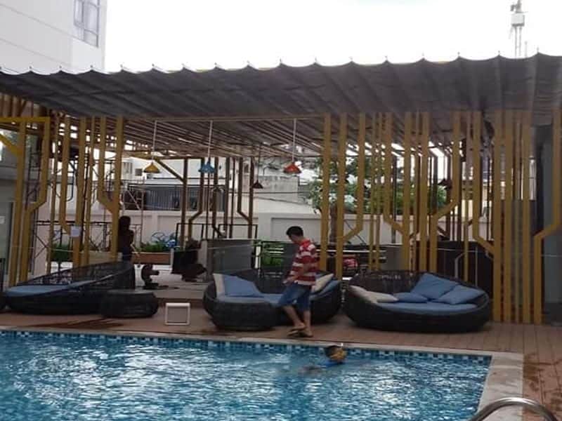 mái che hồ bới
