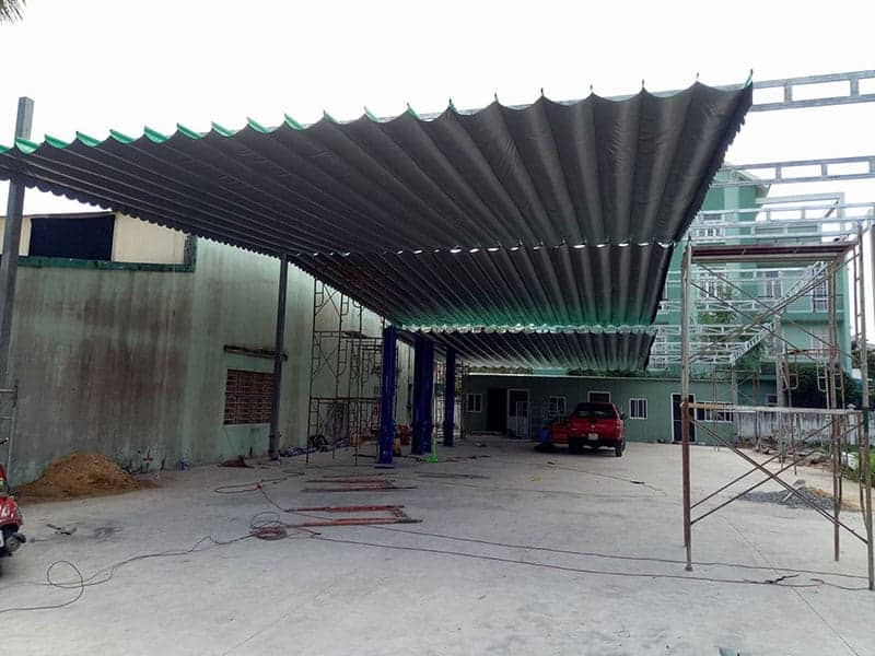 mái xếp di động