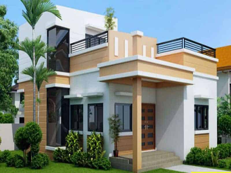 nhà cấp 4 mái bằng
