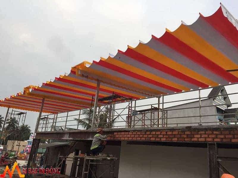 Mái che di động MCDĐ 01 mái che hàng quán