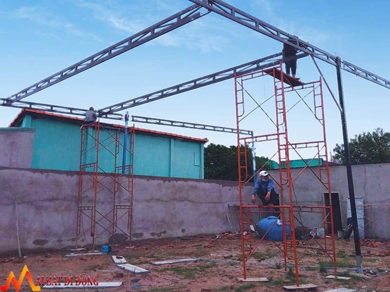 mặt bằng nền đất mềm dễ sụt lún