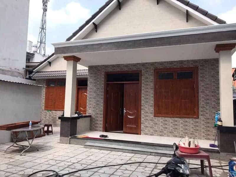 Mẫu cửa thép vân gỗ 2 cánh đẹp nhất