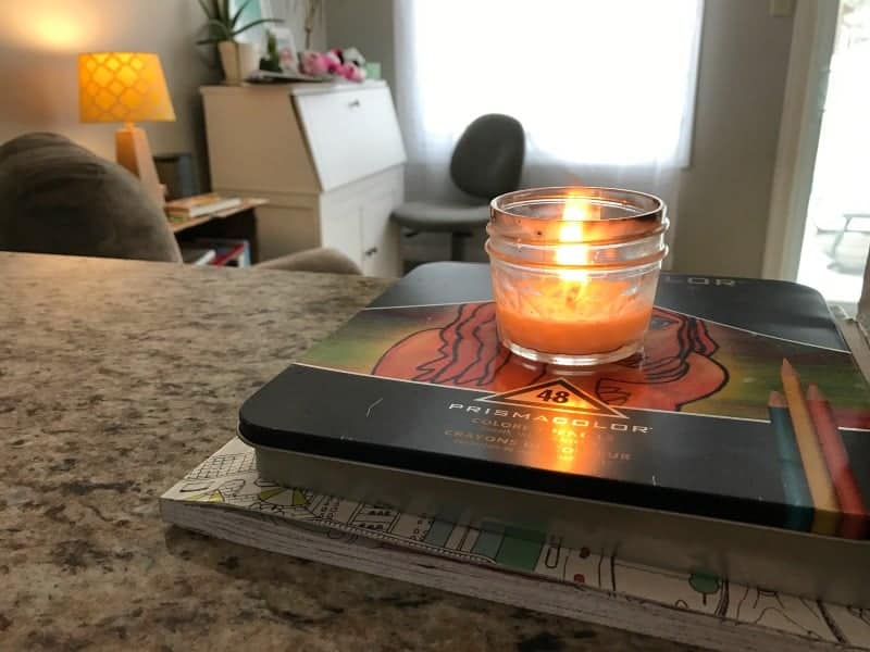 HSP at home with candles