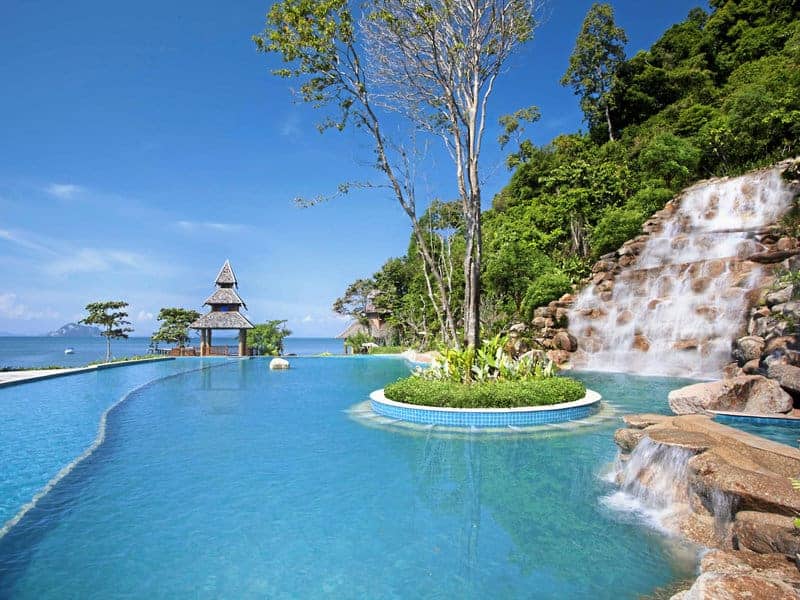 Es wimmelt nur so vor Poollandschaften in dem Luxus Resort Es wimmelt nur so vor Poollandschaften in dem Luxus Resort