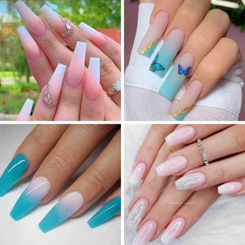 Summer Ombre Nails