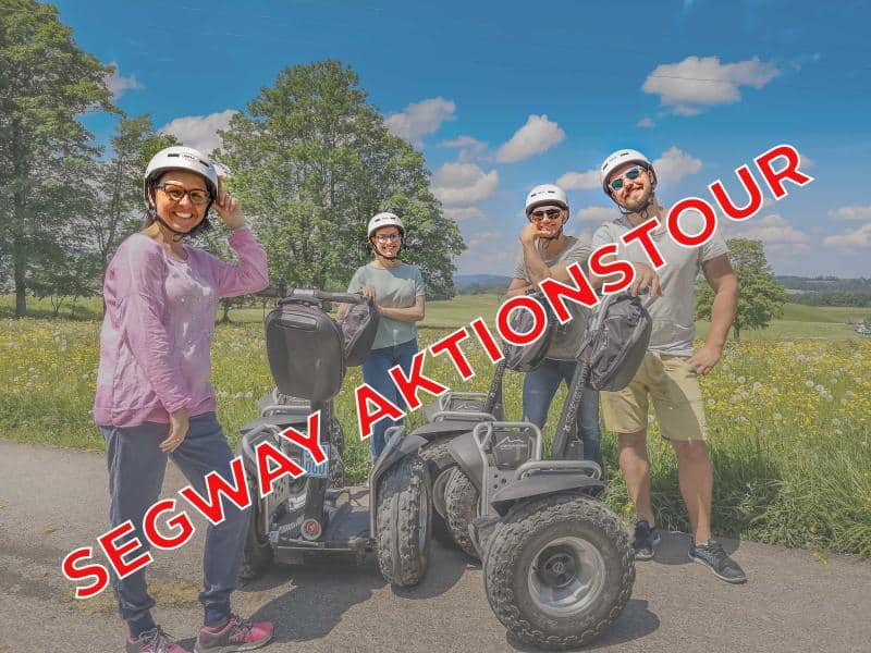 Segway fahrer bei Aktionstour
