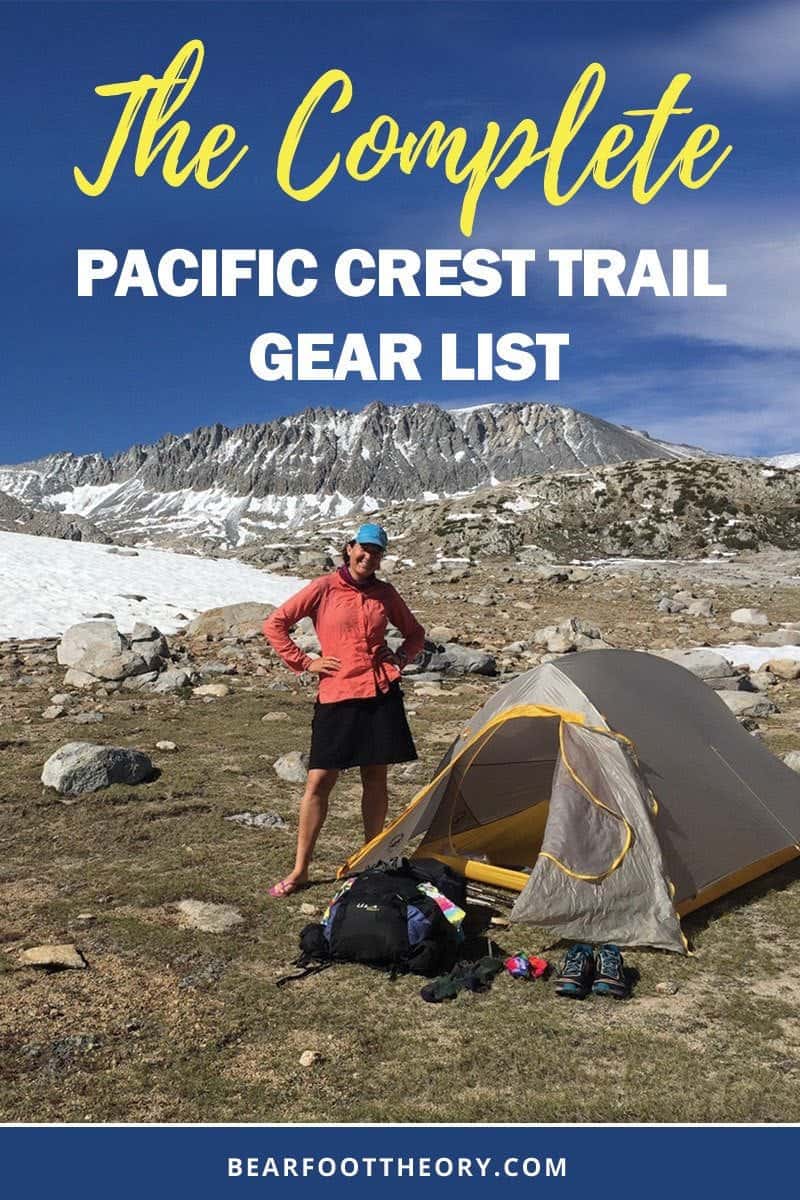 Planning a long-distance backpacking trip? Looking for lightweight backpacking gear recommendations? Start with this complete Pacific Crest Trail gear list that includes every single item I packed for a 5-month thru-hike from Mexico to Canada.