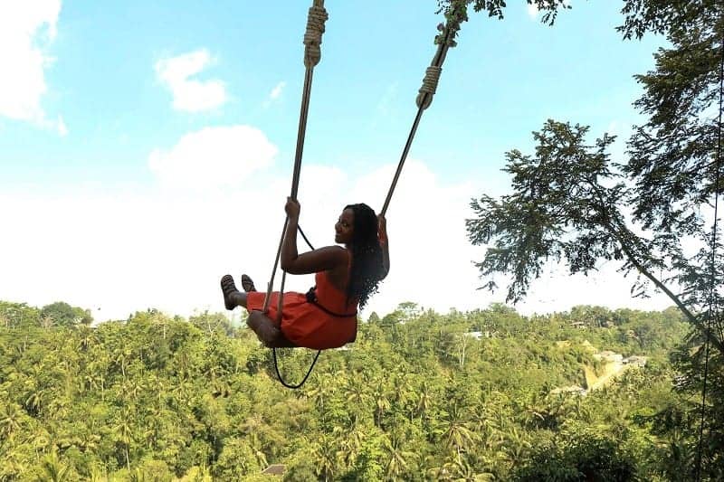 Photo taken by workers at the swing and nests area