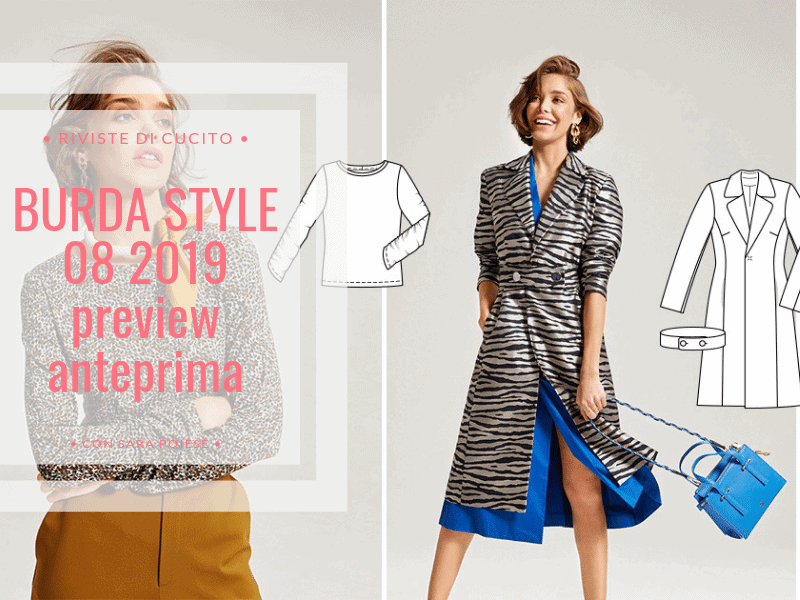 BLOG | Anteprima Burda Style 08 2019 | con sara poiese