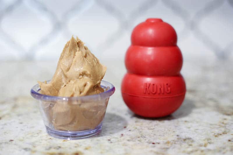 peanut butter on counter