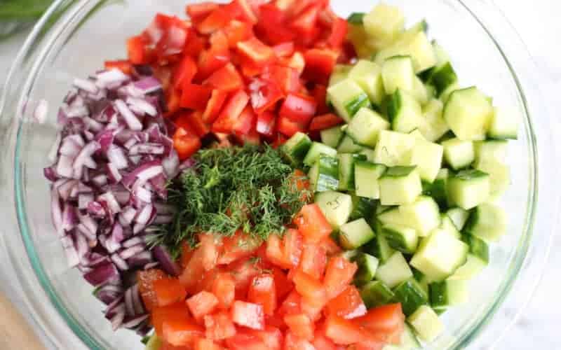 A Fresh Creamy Cucumber Salad Southern Eats Goodies