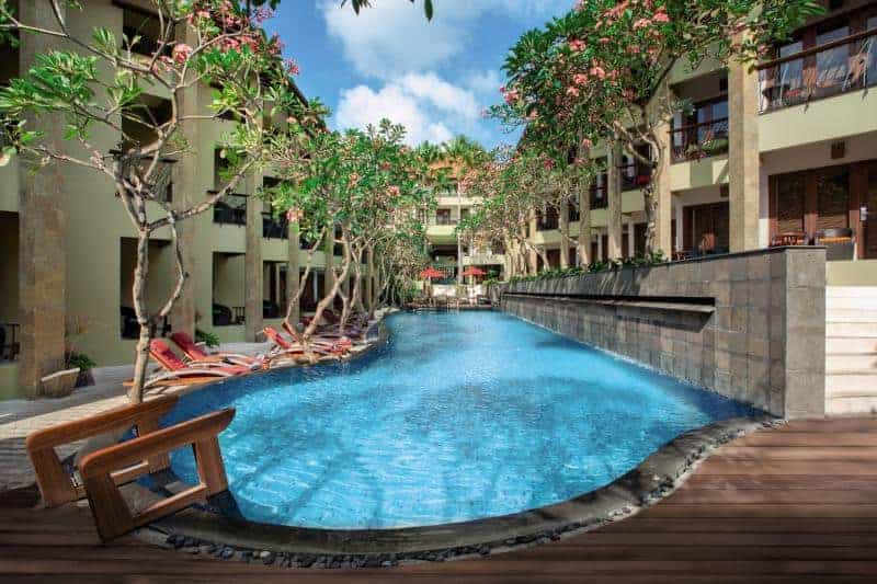 Poollandschaft im gemütlichen Ibis Style Legian Bali Poollandschaft im gemütlichen Ibis Style Legian Bali