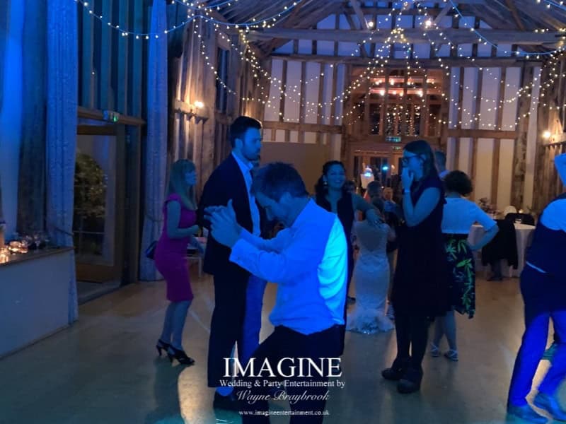 Tess & Drew's evening wedding reception with Imagine Wedding & Party Entertainment