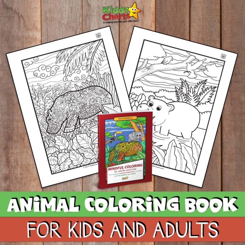 Free Hippo Mindful Coloring Pages Buy Our Coloring Book For Adults And Kids On Amazon Today