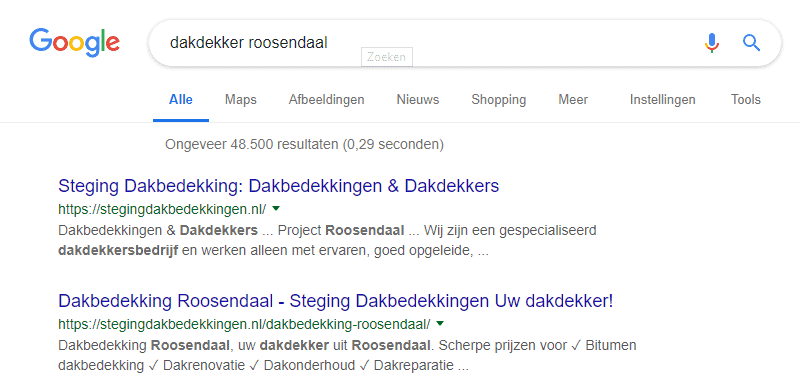 Google optimalisatie