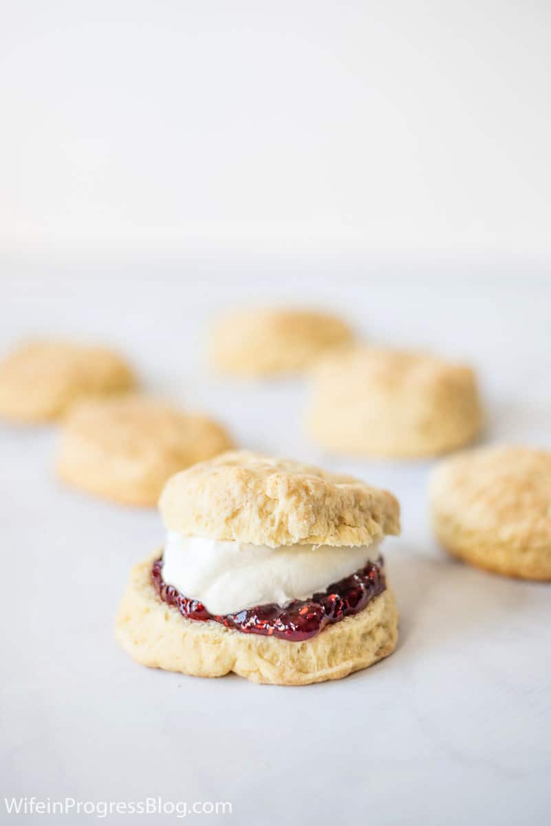 These light and fluffy scones are a traditional Irish recipe. They are a quick bread meaning they don't require yeast so they are really easy to make!
