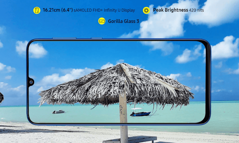 samsung m31 display