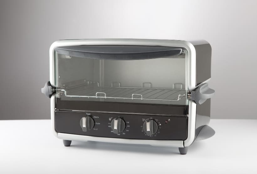 toaster oven exterior clean