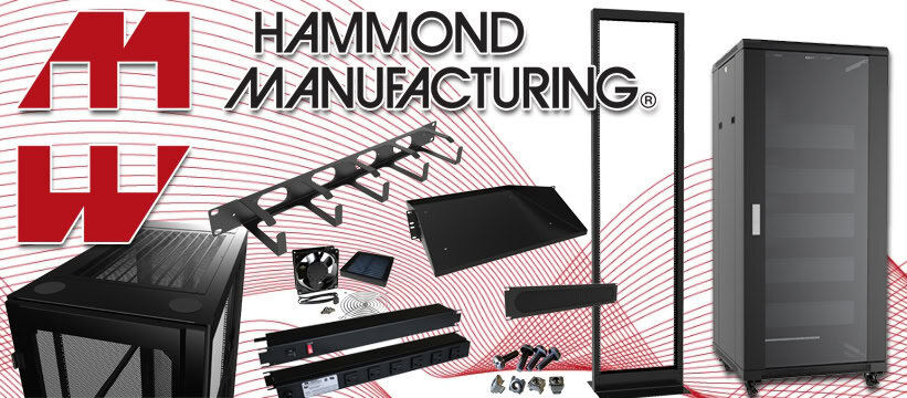 Hammond Manufacturing Racks and Cabinets for Network Systems