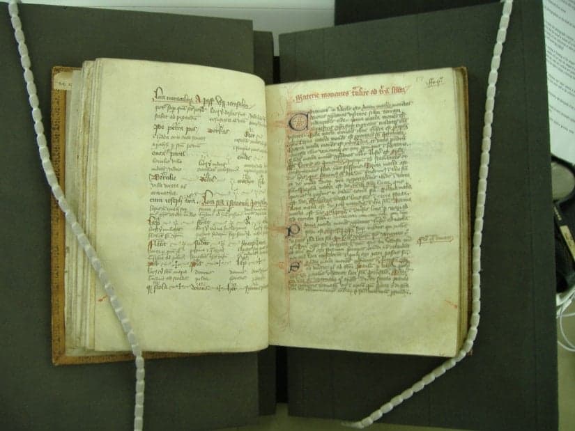 Folio from Itineraries by William Wey, c. 1470 Bodleian Library, MS. Bodl. 565