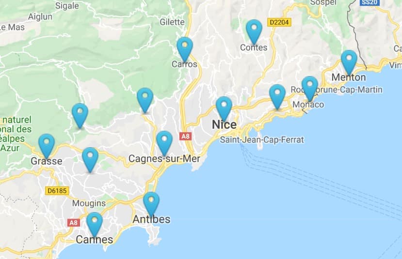 Secteur d'intervention PRESTA IMMO