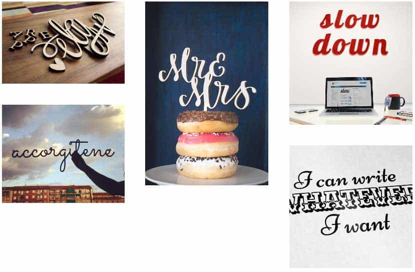 Lettering Machine - crea scritte cake topper insegne