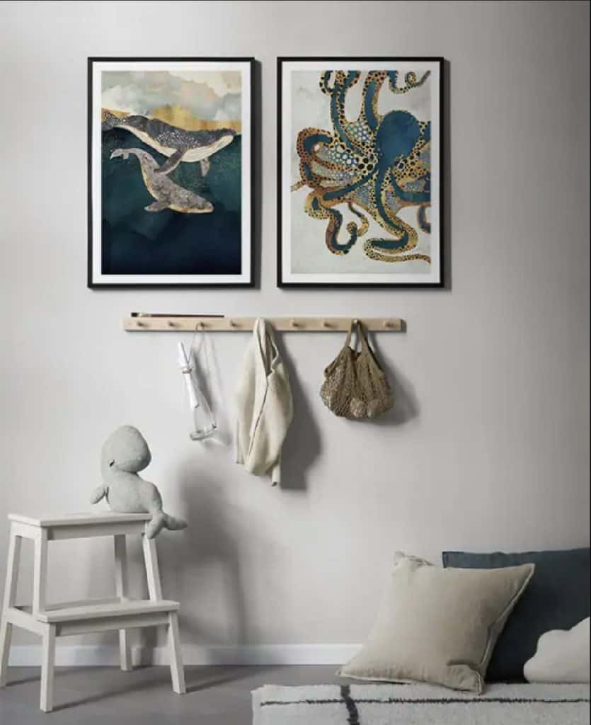 How to create a gallery wall in your kids bedroom