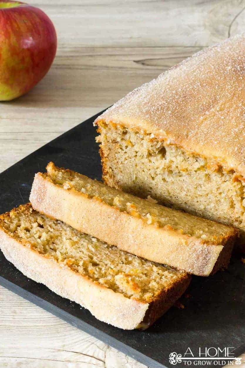 Apple Cider Donuts Bread is a delicious take on a New England classic! This cinnamon apple bread will soon become a fall family favorite!