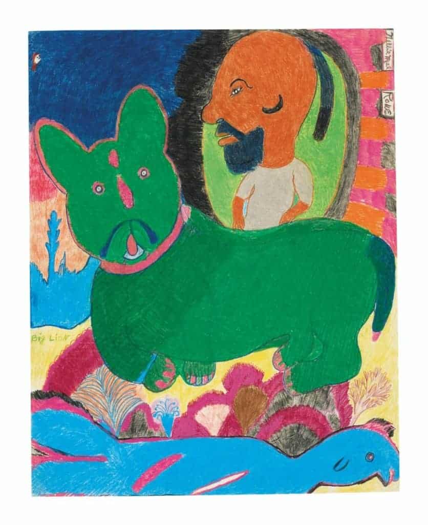 Big Lion by Nellie Mae Rowe