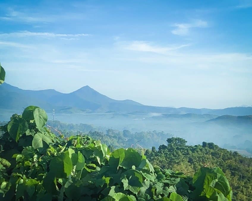 Mountain landscape near Puerto Princesa in the island of Palawan