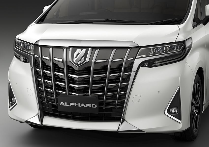 Đầu xe Alphard 2019 với lưới tản nhiệt đặc biệt