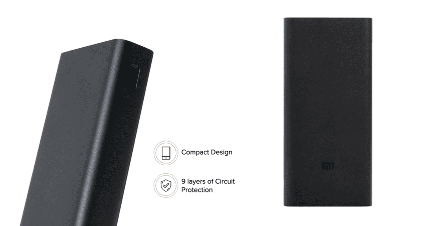 20000mAh Mi Power Bank 2i Black