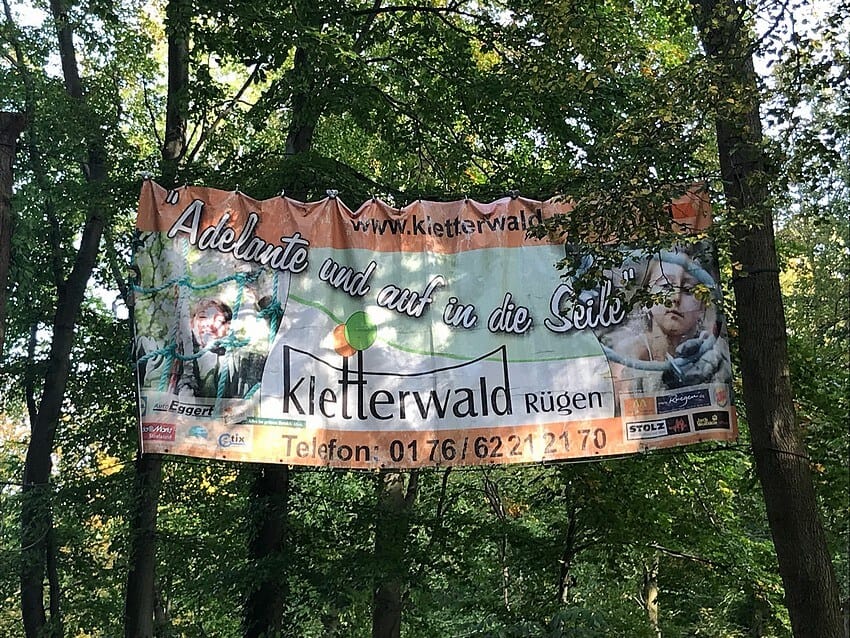 Climbing forest Ruegen
: Action for young and old