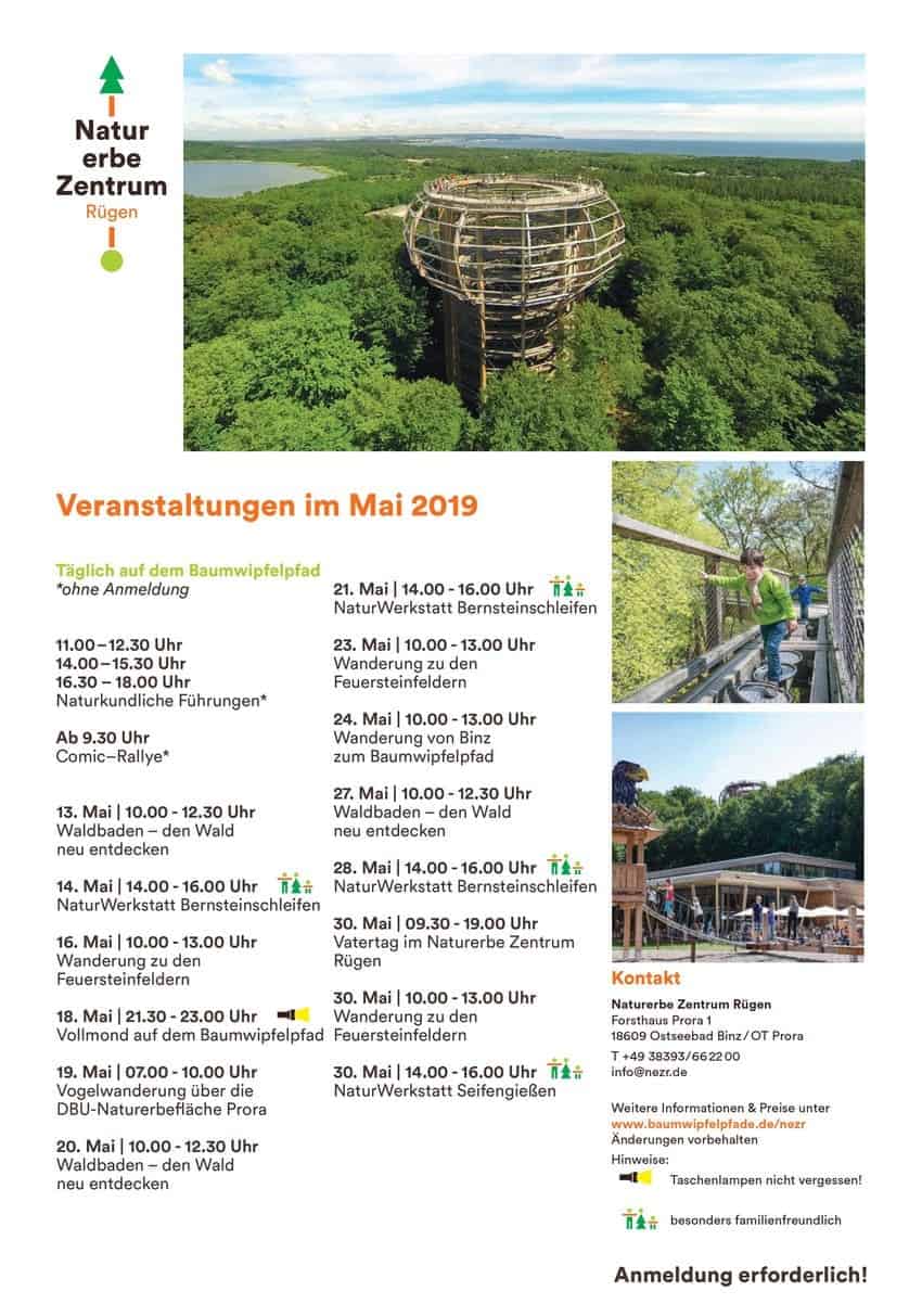 Treetop path Prora events-may 2019