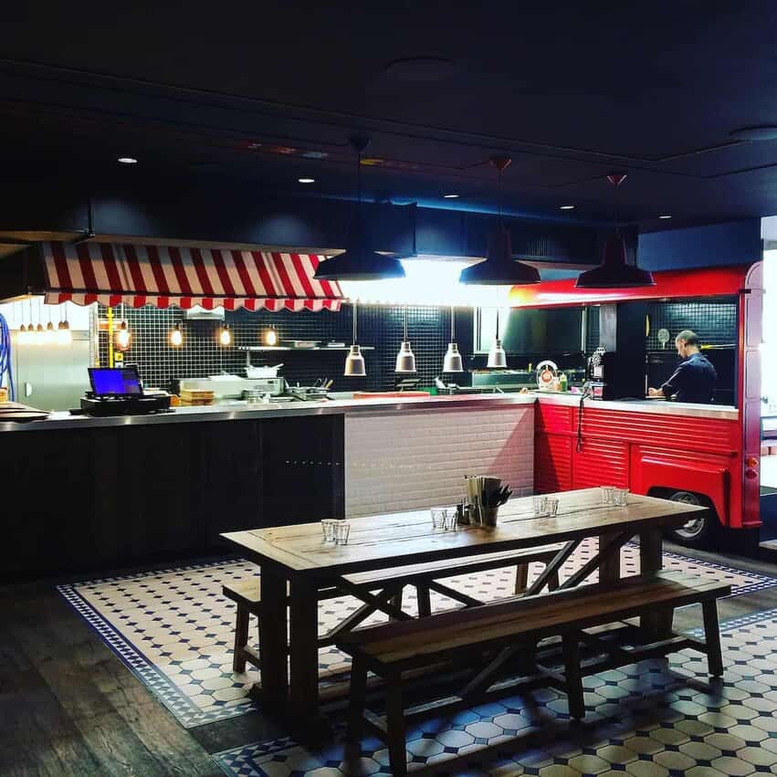 American diner Rocky Pop Hotel Les Houches take awa Chamonix