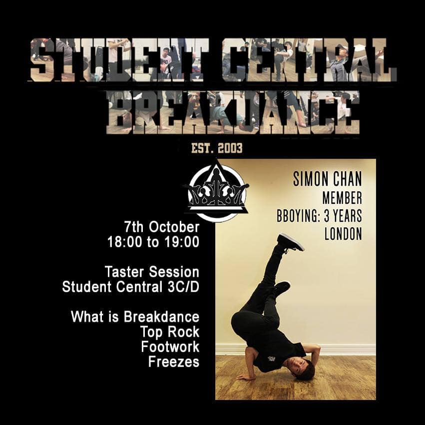 Student central breakdance in London
