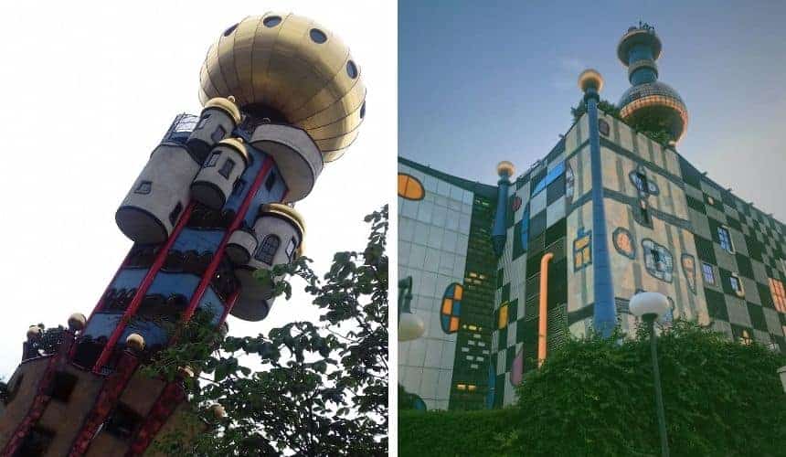 Hundertwasser war in Wien und Bayern.