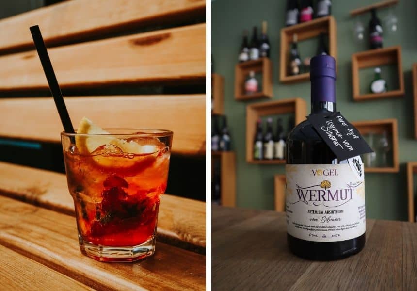 Wermut aus Franken passt gut zu Negroni.