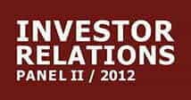 cometis AG Investor Relations-Panel II 2012
