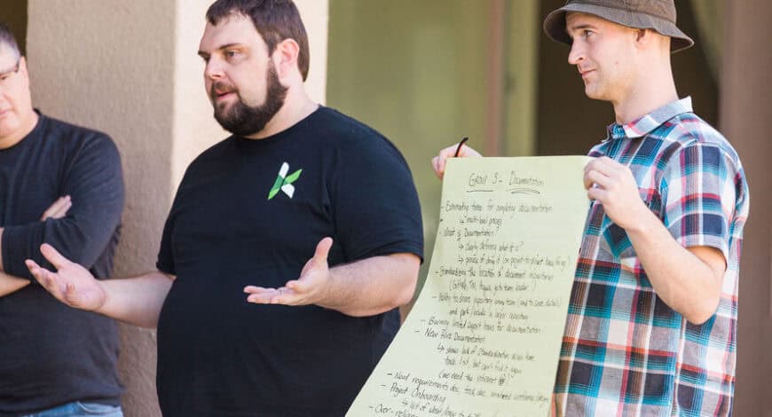 Will and Adam making plans