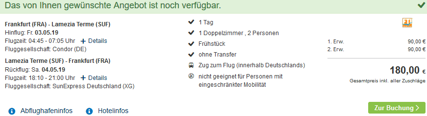 Screenshot Deal Glückshotel Kalabrien ab 90,00€ Roulette Kurz Trip Screenshot Deal Glückshotel Kalabrien ab 90,00€ Roulette Kurz Trip