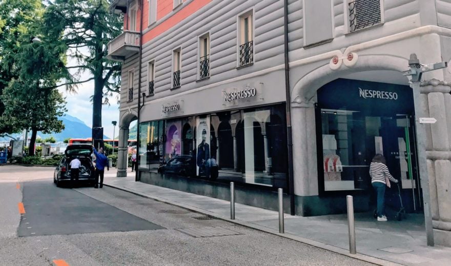 A Nespresso boutique in Lugano, Switzerland, the country where Nestlé is based and where Nespresso got its start.