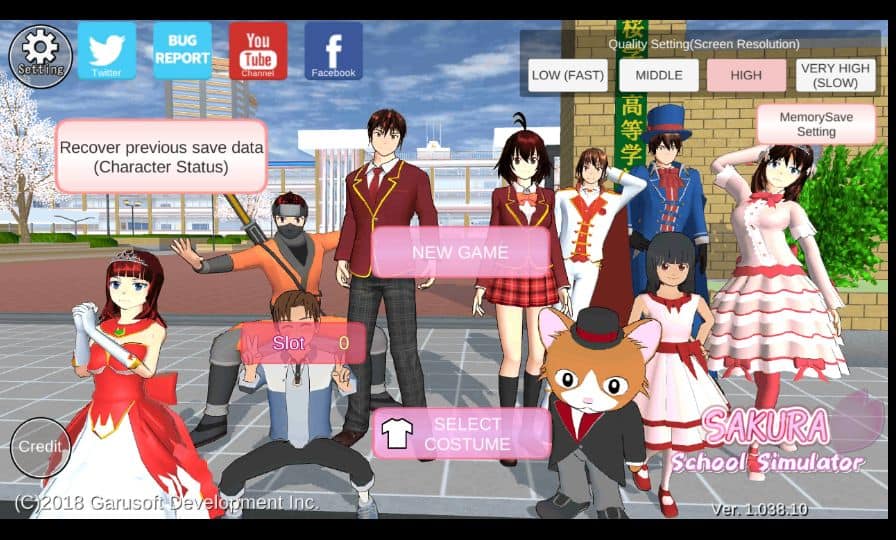 Sakura School Simulator Mod Apk