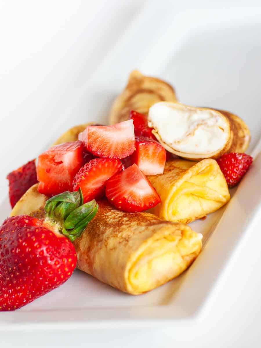 Nalesniki CheeseFilled Crepes Recipe (video) Tatyanas Everyday Food