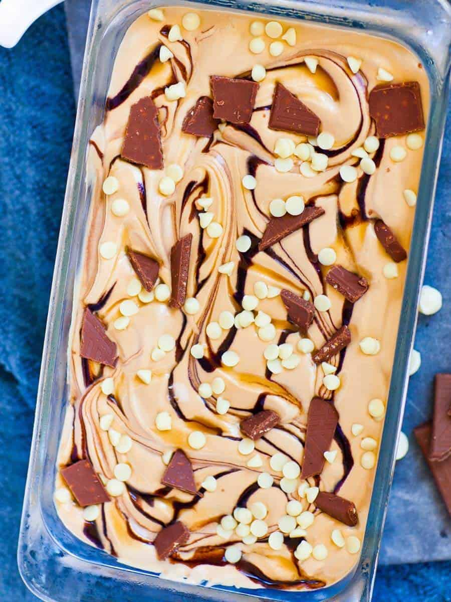 Caramel Coffee Ice Cream Recipe (video) Tatyanas Everyday Food